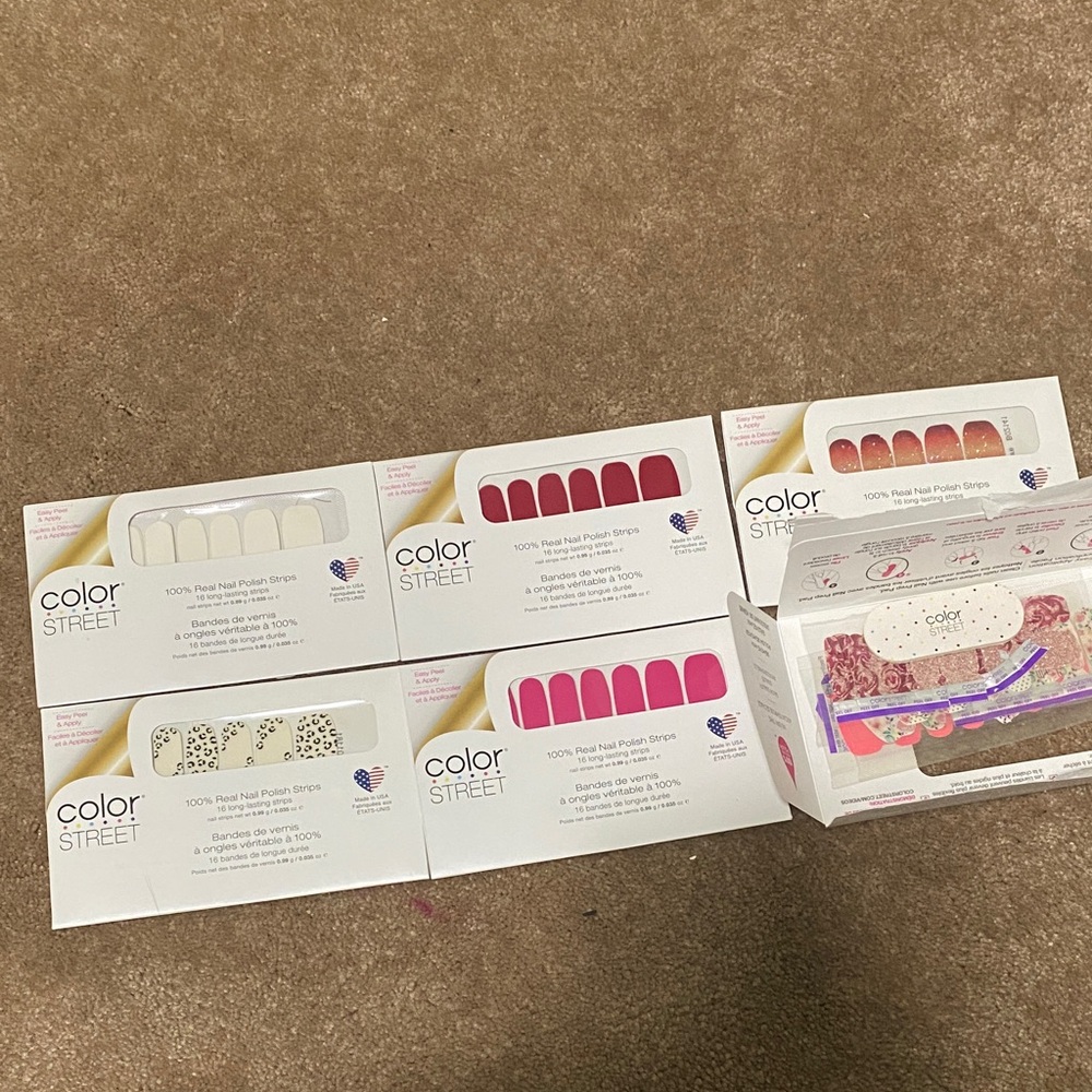 Color Street Nail Polish Strips Lot